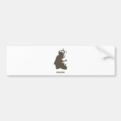 Stencil King Ape Bumpersticker (Voorkant)