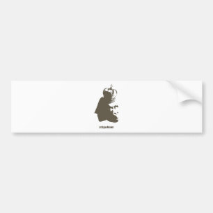 Stencil King Ape Bumpersticker