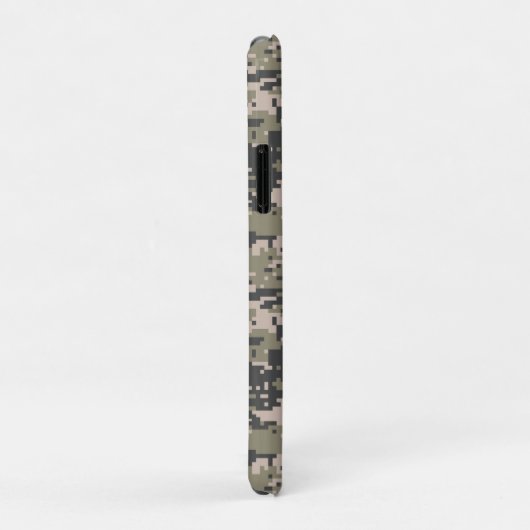 Stencil Label Decale Style Khaki Camouflage Case-Mate iPhone Case (Achterkant/rechts)