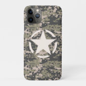Stencil Label Decale Style Khaki Camouflage Case-Mate iPhone Case (Achterkant)