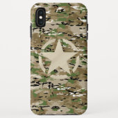 Stencil Label Stijl decimaal op camostijl Case-Mate iPhone Case (Achterkant)