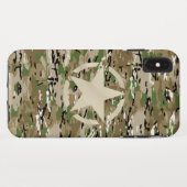 Stencil Label Stijl decimaal op camostijl Case-Mate iPhone Case (Achterkant (horizontaal))
