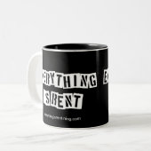 Stencil Letters Mok (Voorkant links)