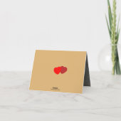 Stencil op hout — Voeg je foto toe — Feestdagen Kaart (Achterkant)