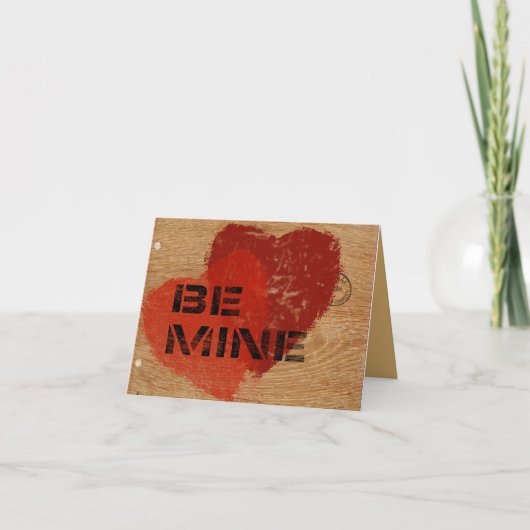 Stencil op hout — Voeg je foto toe — Feestdagen Kaart (Voorkant)