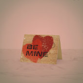 Stencil op hout — Voeg je foto toe — Feestdagen Kaart