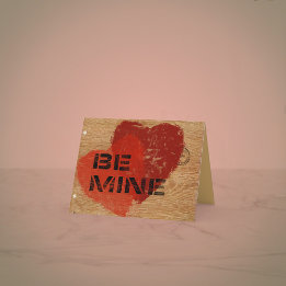 Stencil op hout — Voeg je foto toe — Feestdagen Kaart