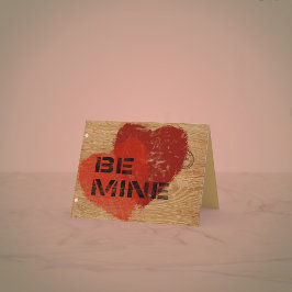 Stencil op hout — Voeg je foto toe — Feestdagen Kaart