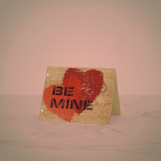 Stencil op hout — Voeg je foto toe — Feestdagen Kaart