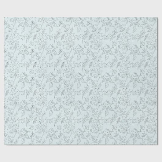 Stencil op lichtgroen cadeaupapier (Vlak)