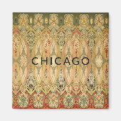 Stencil van de Chicago Stock Exchange Magneet (Voorkant)