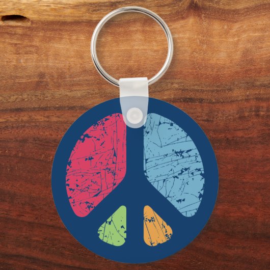 Stencil Vrede Sleutelhanger (Voorkant)