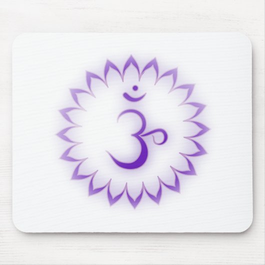 "Stenciled" Crown Chakra - Sahasrara Muismat (Voorkant)