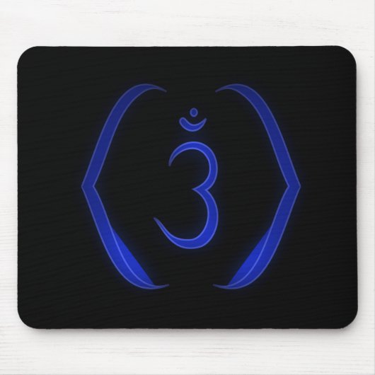 "Stenciled" Intuïtieve Chakra - Ajna Muismat (Voorkant)