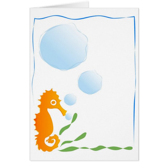 Stenciled Seahorse (Voorkant)