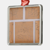 Stencils van de wereld metalen ornament (Links)