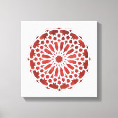 Stended Tilet Marokkaanse Mozaïek rood ALCAZAR Canvas Afdruk (Voorkant)