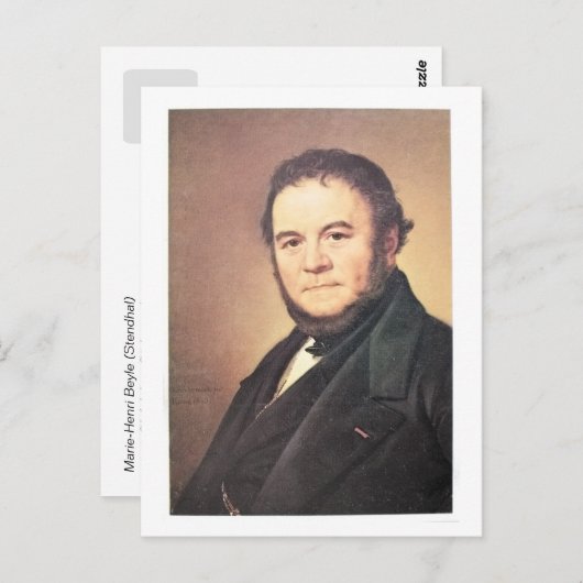 Stendhal van Sodermark Briefkaart (Voorkant / Achterkant)