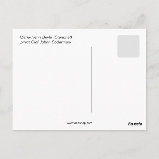 Stendhal van Sodermark Briefkaart (Achterkant)