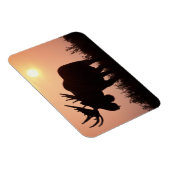 Stenen, Alces alces, stier met grote geweien, Magneet (Rechterzijde)