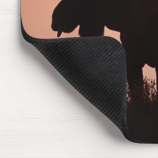 Stenen, Alces alces, stier met grote geweien, Muismat (Hoek)