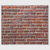 stenen bakstenen van rode stenen muur, metselwerk cadeaupapier (Vlak)
