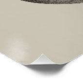 Stenen balans - modern Abstract minimalistisch Pos Perfect Poster (Hoek)