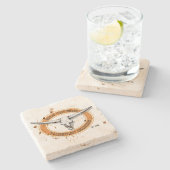 stenen bierviltje onderzetter (Zijkant)