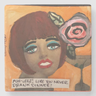 Stenen bierviltje onderzetter