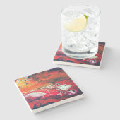 stenen bierviltje stenen onderzetter (Zijkant)