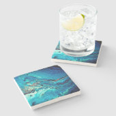 stenen bierviltje stenen onderzetter (Zijkant)