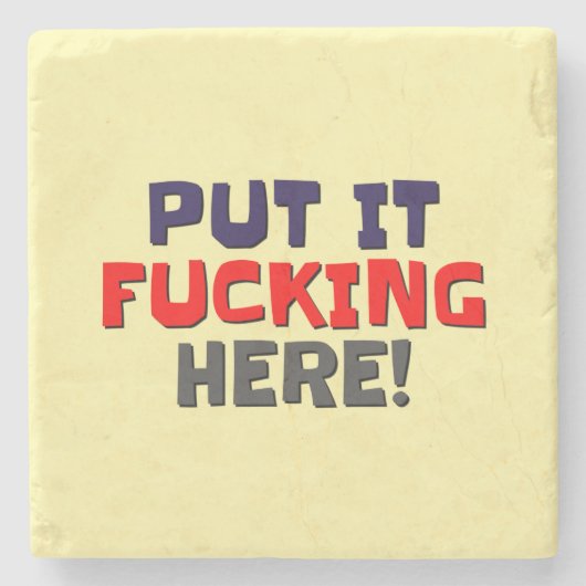 stenen bierviltjes stenen onderzetter (Voorkant)