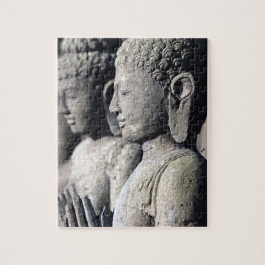 Stenen Boeddha beelden Legpuzzel (Verticaal)