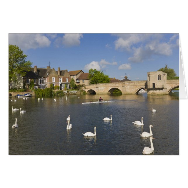 Stenen boogbrug en rivier de Ouse, St Ives, (Voorkant Horizontaal)