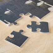 Stenen boogbrug en rivier de Ouse, St Ives, Legpuzzel (Zijkant)