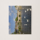 Stenen boogbrug en rivier de Ouse, St Ives, Legpuzzel (Verticaal)