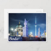 Stenen brug bij de kathedraal van Berlijn in Duits Briefkaart (Voorkant / Achterkant)