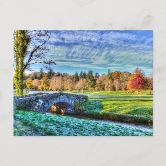 Stenen Brug Dartmoor Feestdagenkaart (Voorkant)