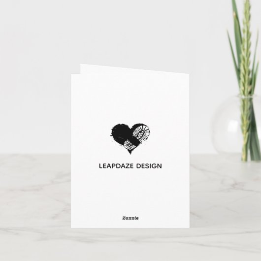 stenen brug feestdagen kaart (Achterkant)