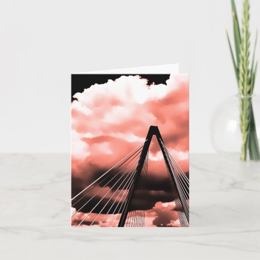 stenen brug feestdagen kaart (Voorkant)