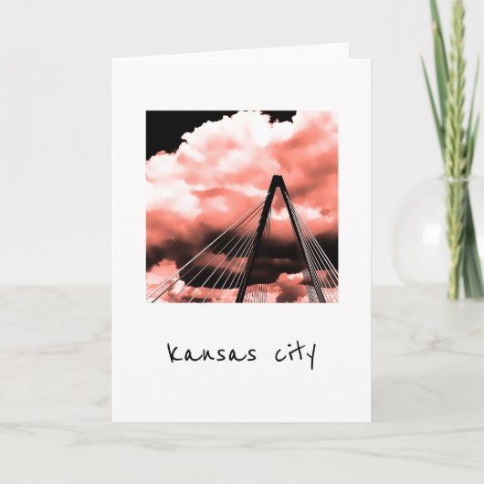 stenen brug feestdagen kaart (Voorkant)