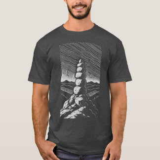 Stenen Cairn Buiten T-shirt