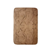 Stenen Carving Beige Historisch Badmat (Voorkant Verticaal)