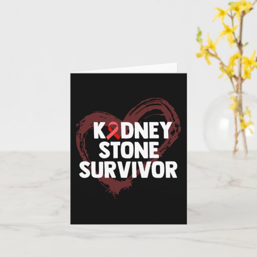 stenen chirurgie overlevende nierziekte Afbeelding Kaart (Gele Bloem)