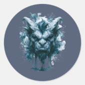 Stenen Demon Gargouille Sticker (Voorkant)