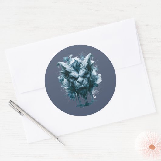 Stenen Demon Gargouille Sticker (Envelop)