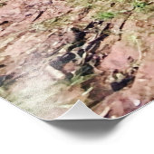 stenen driedubbele boogbrug foto afdruk (Hoek)