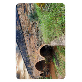 stenen driedubbele boogbrug magneet