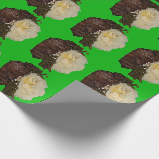 Stenen en aardappelen cadeaupapier (Hoek)