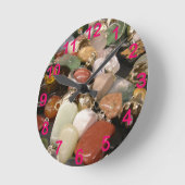 Stenen en armbanden ronde klok (Hoek)